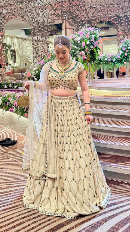 Kairya Hand Embroidered Lehenga