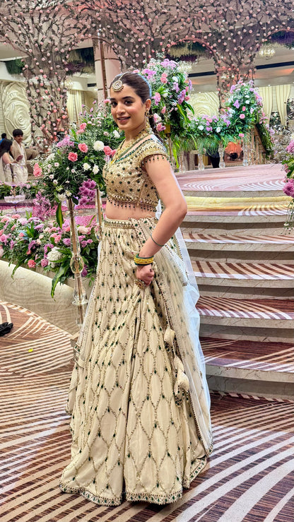 Kairya Hand Embroidered Lehenga