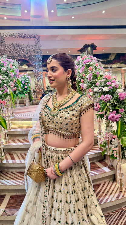 Kairya Hand Embroidered Lehenga