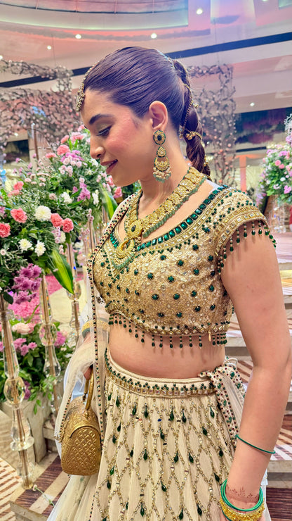 Kairya Hand Embroidered Lehenga