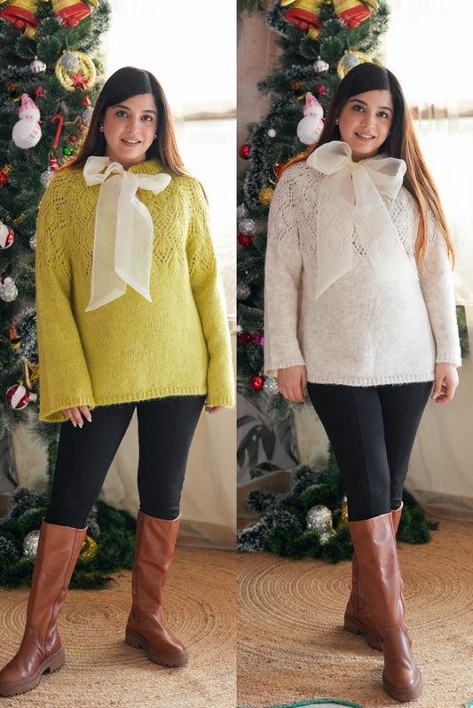 Acadia Knitted Woollen Top