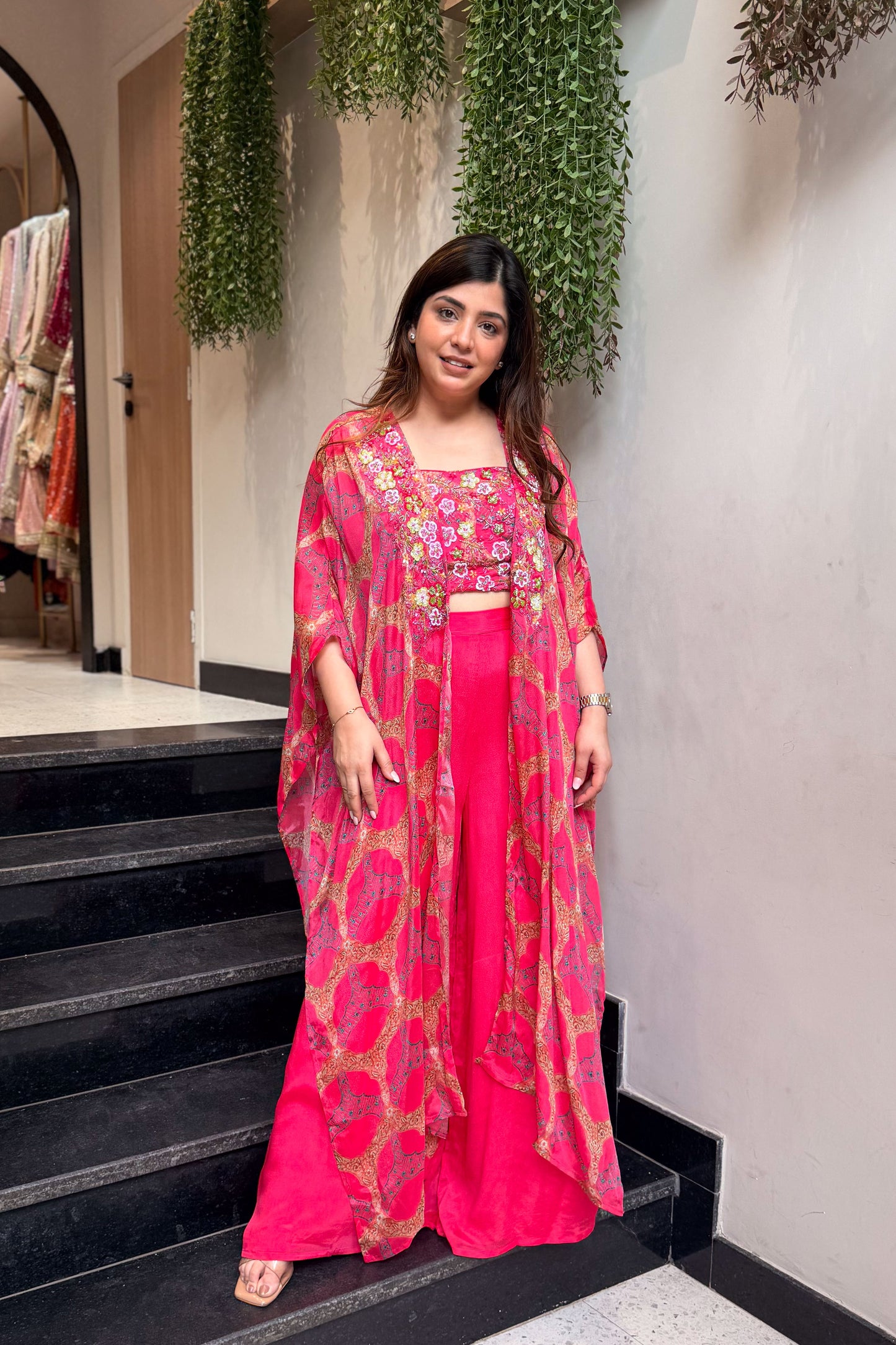 Ishira Embroidered Three Piece Set