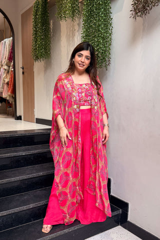 Ishira Embroidered Three Piece Set