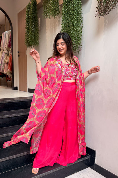 Ishira Embroidered Three Piece Set