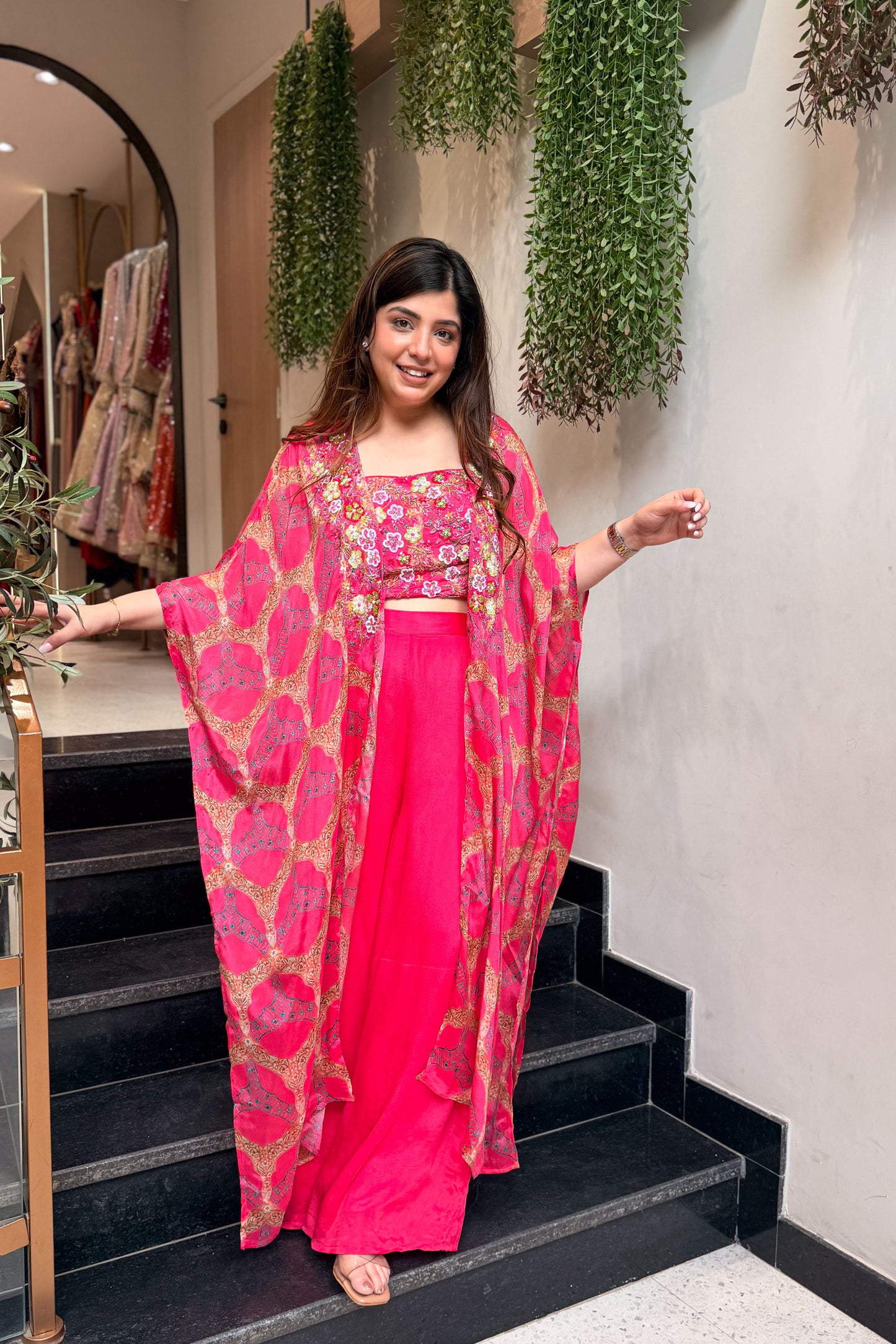 Ishira Embroidered Three Piece Set