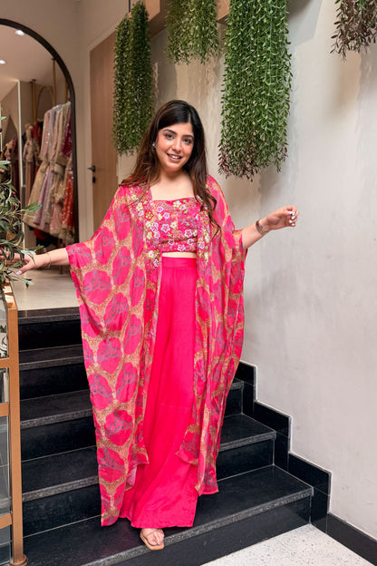 Ishira Embroidered Three Piece Set