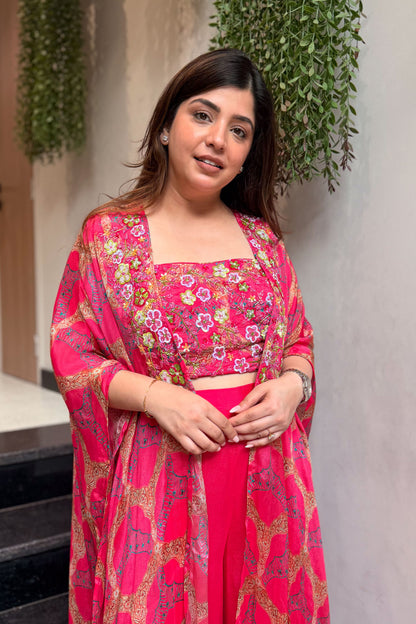 Ishira Embroidered Three Piece Set