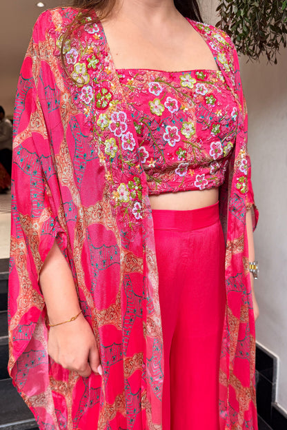 Ishira Embroidered Three Piece Set