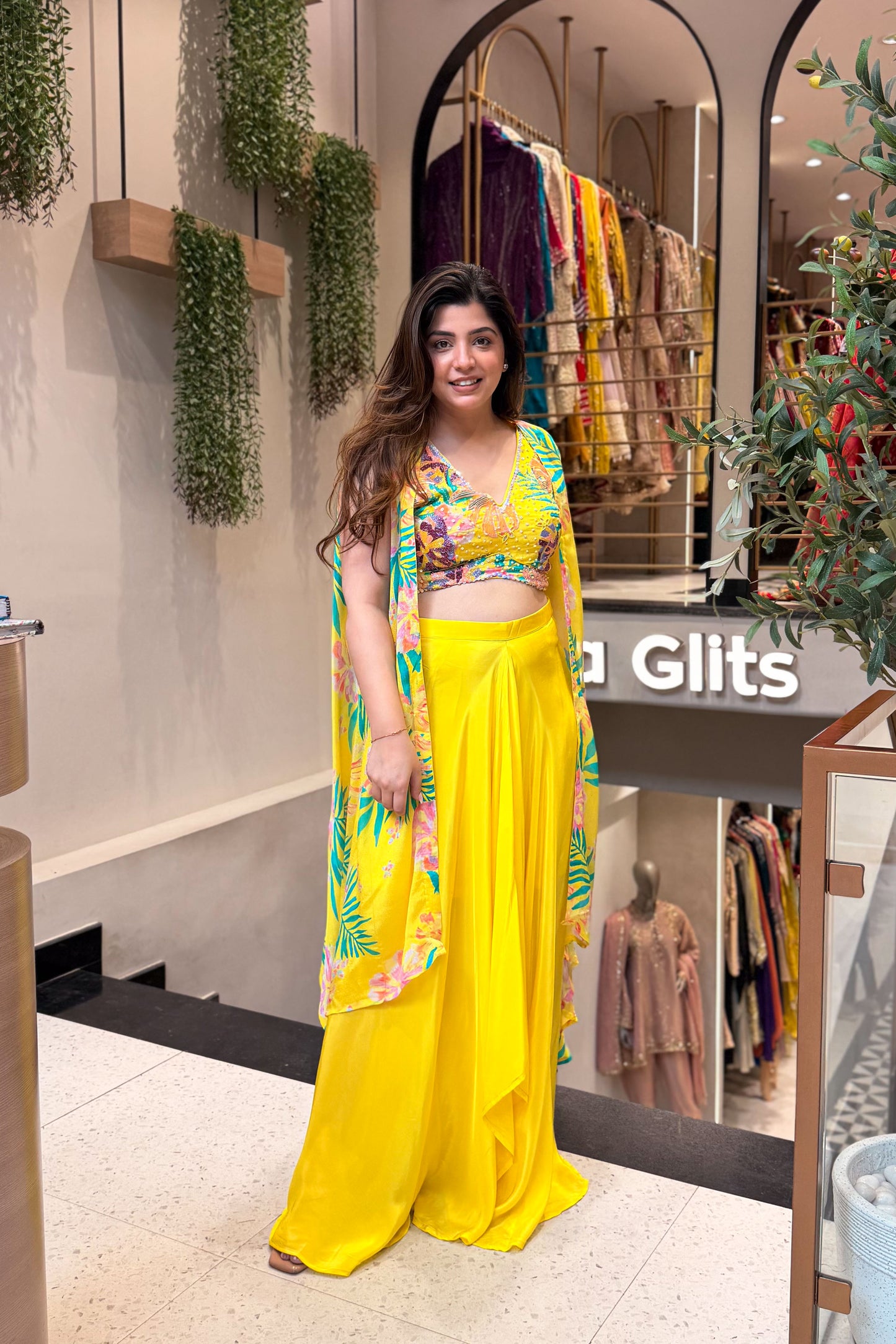 Ishira Embroidered Three Piece Set