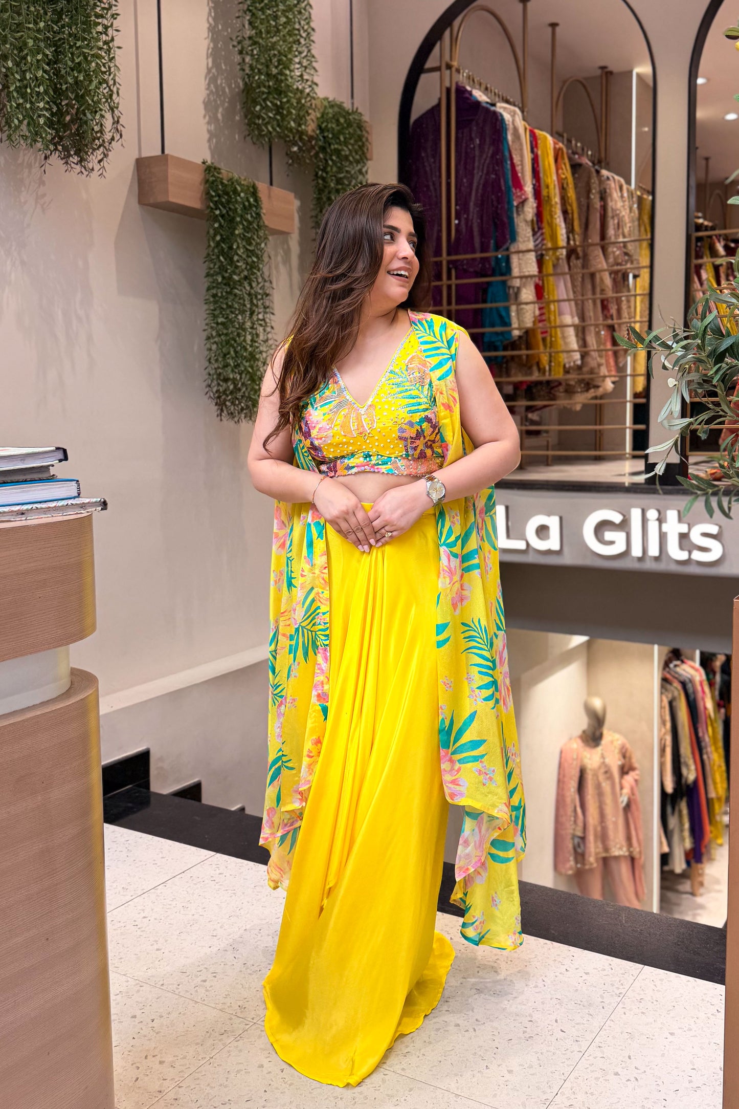 Ishira Embroidered Three Piece Set