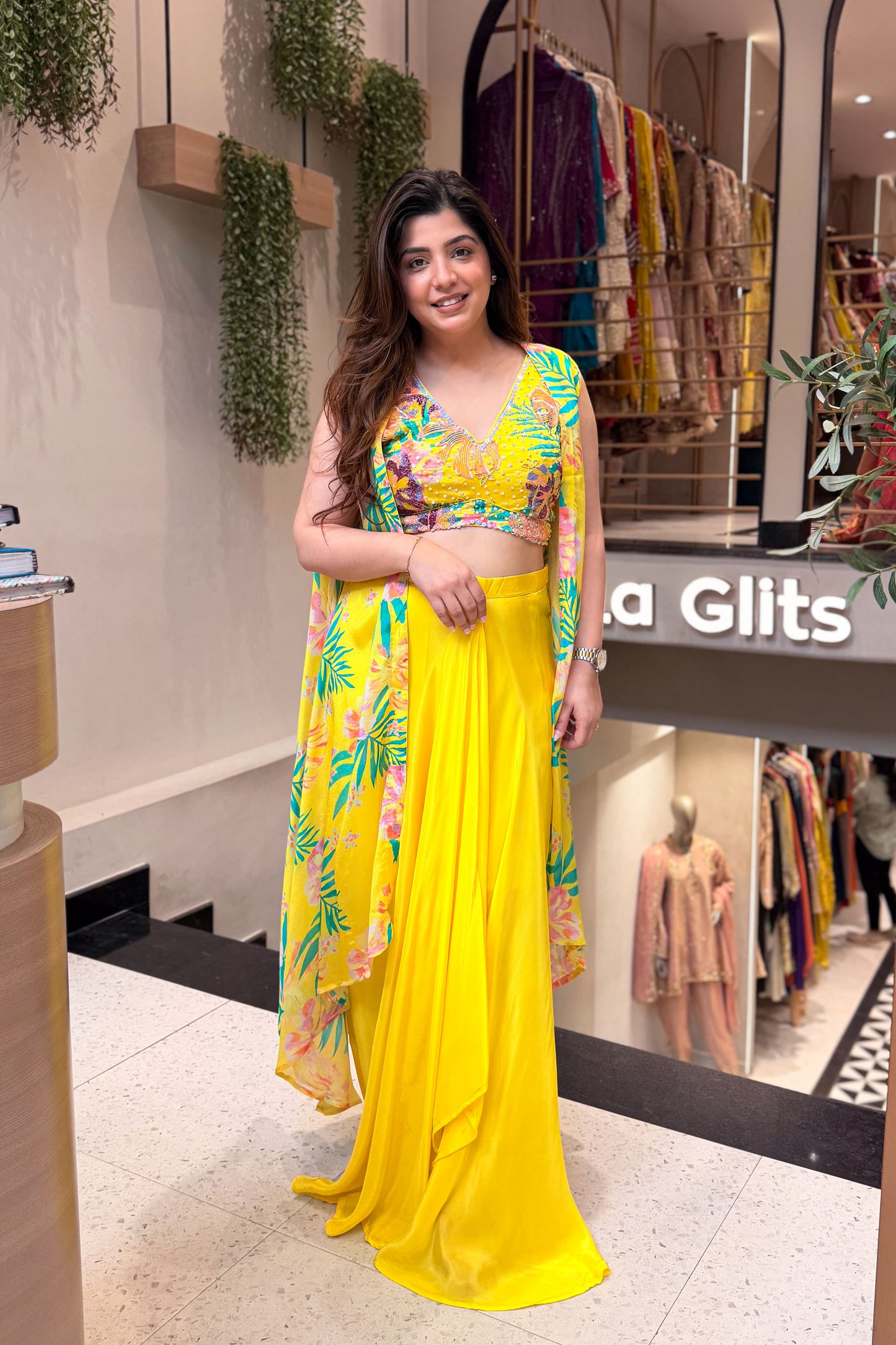 Ishira Embroidered Three Piece Set