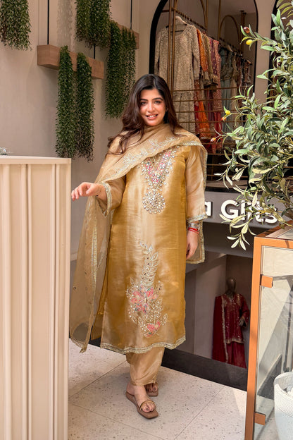 Anika Mirror & Gotta Embroidered Suit Set