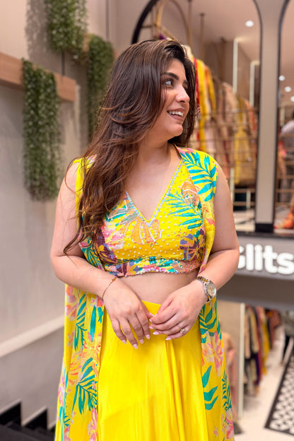 Ishira Embroidered Three Piece Set