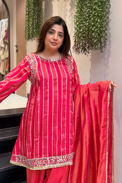 Nivisha Mirror Detailing Suit Set