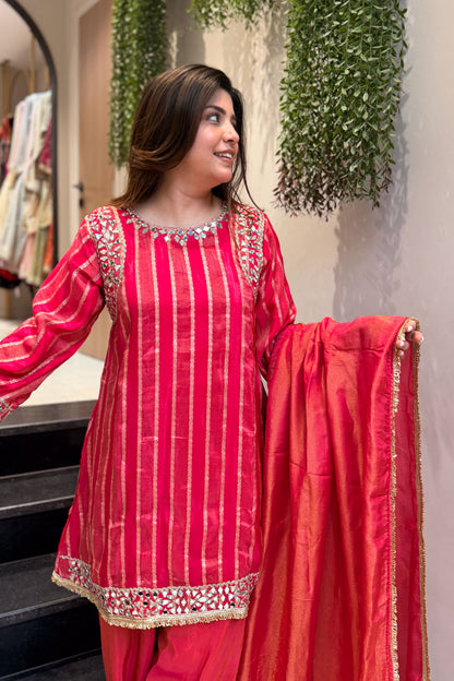 Nivisha Mirror Detailing Suit Set