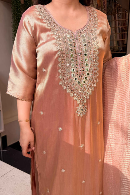 Vitika Mirror Embroidered Suit Set