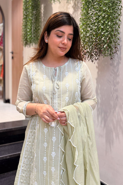 Varah Thread Embroidered Suit Set