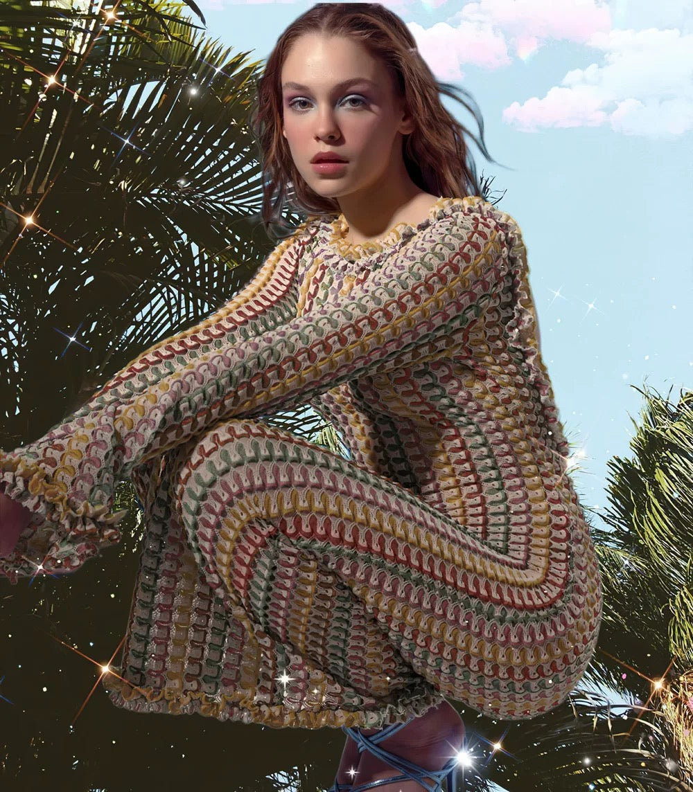 Sage Knitted Resortwear