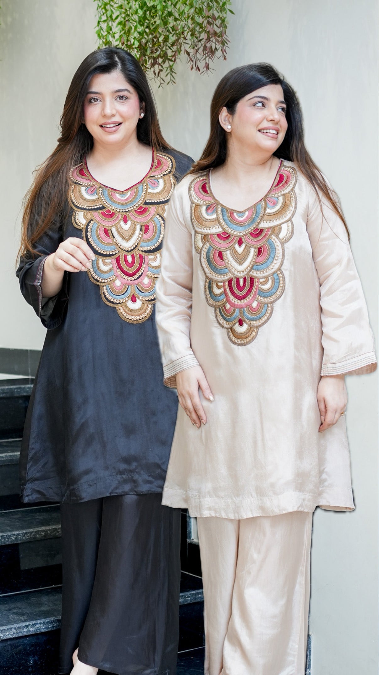 Anika Embroidered Co ord Set