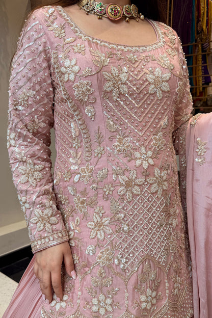 Trishika Hand Embroidered Lehenga