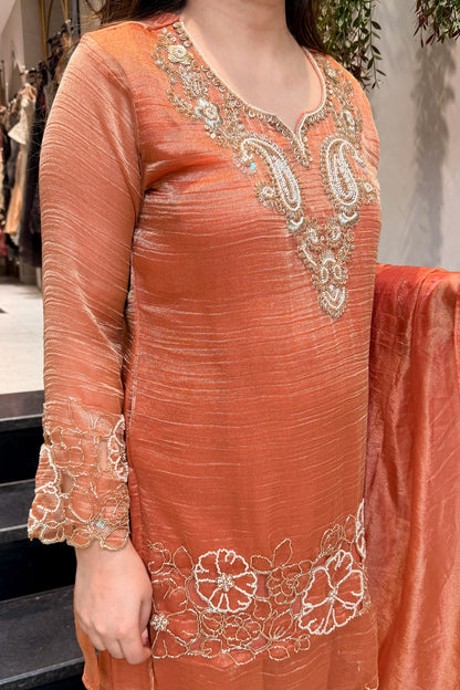 Ruhaari Floral Embroidered Suit Set