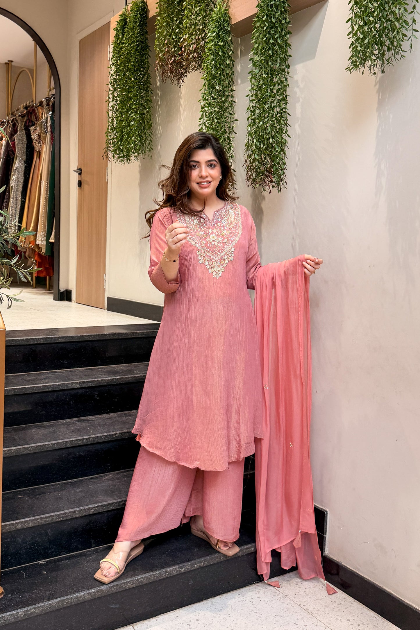 Rimara Hand Embroidered Suit Set