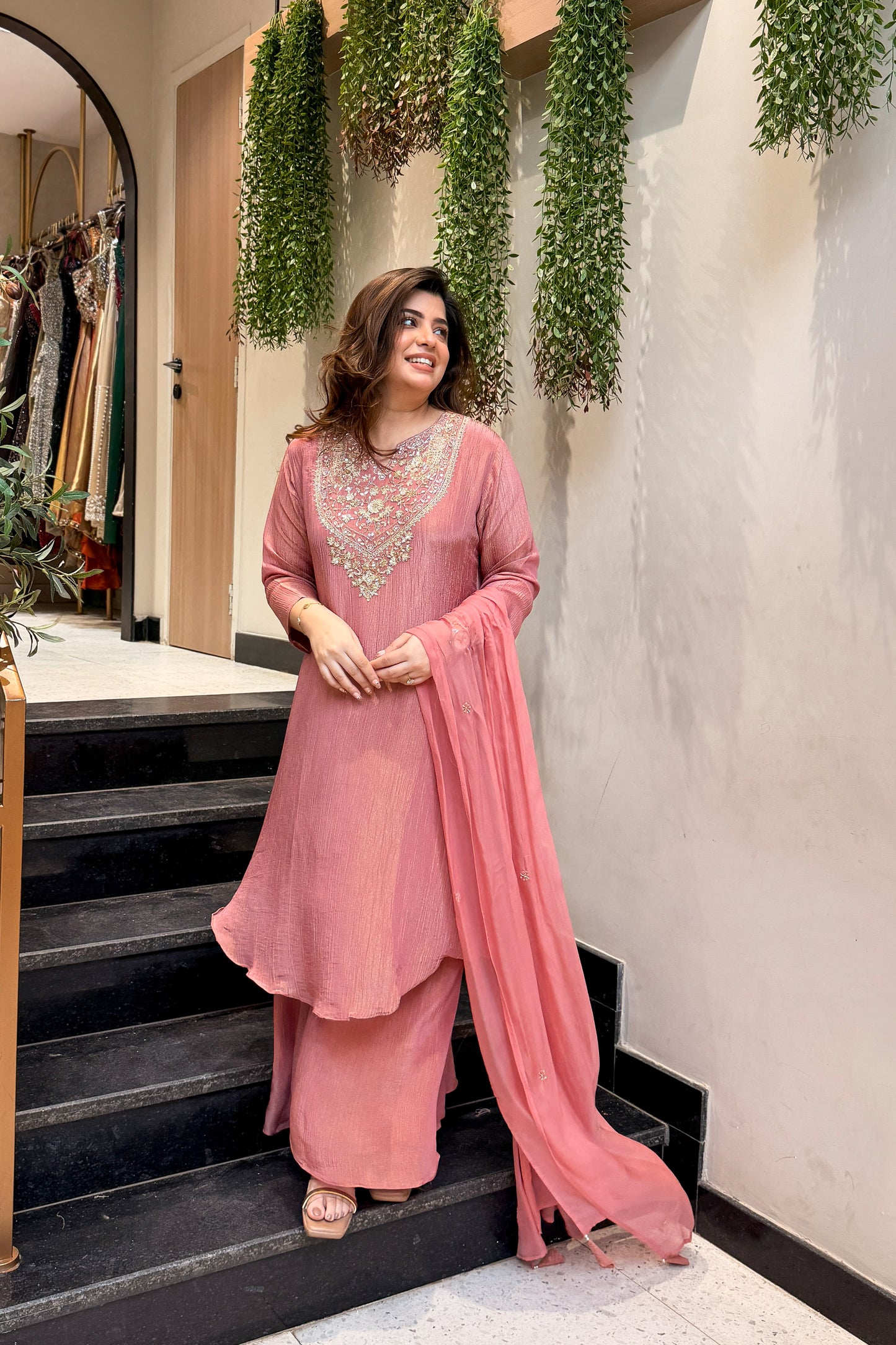 Rimara Hand Embroidered Suit Set