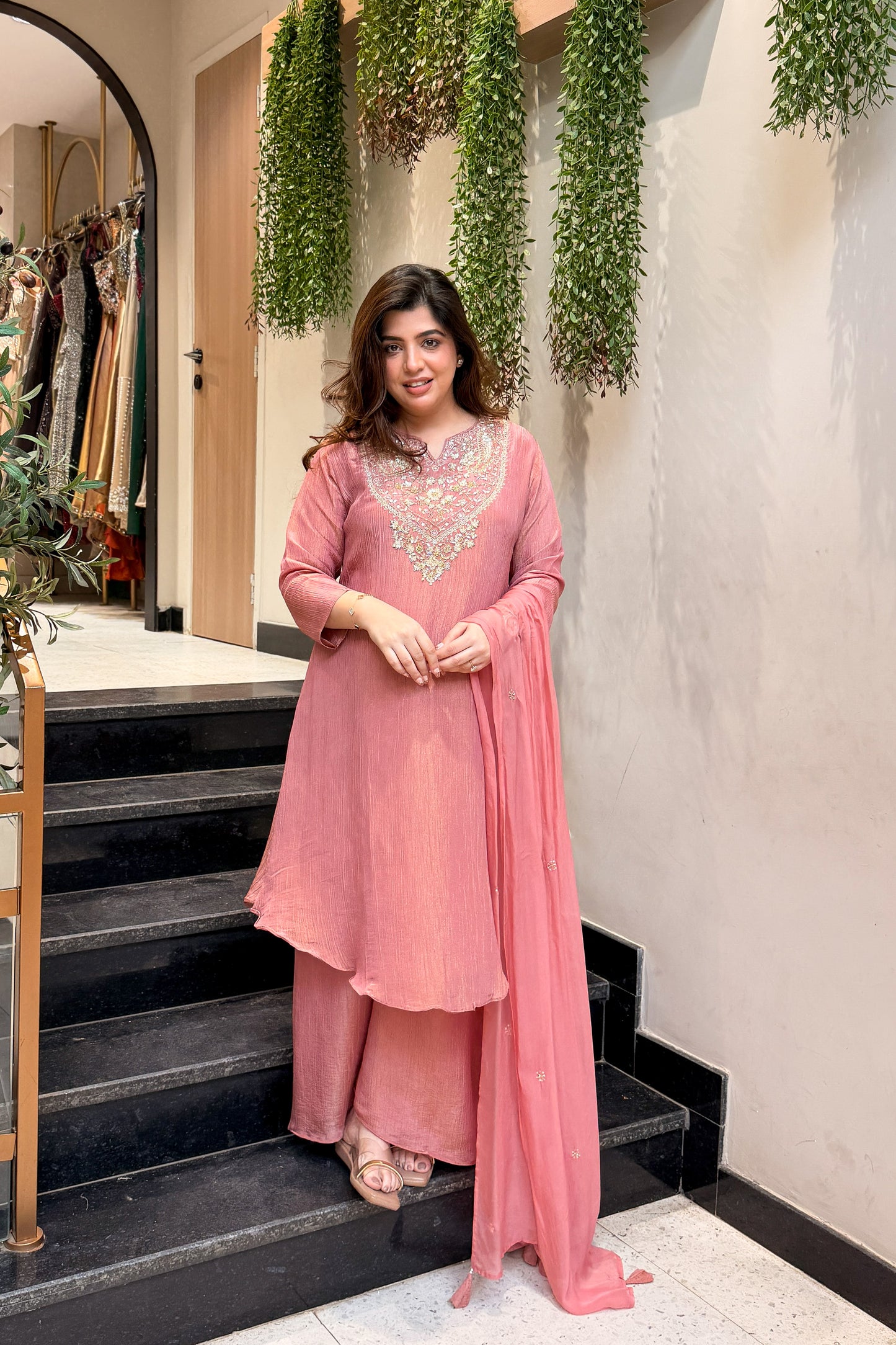 Rimara Hand Embroidered Suit Set