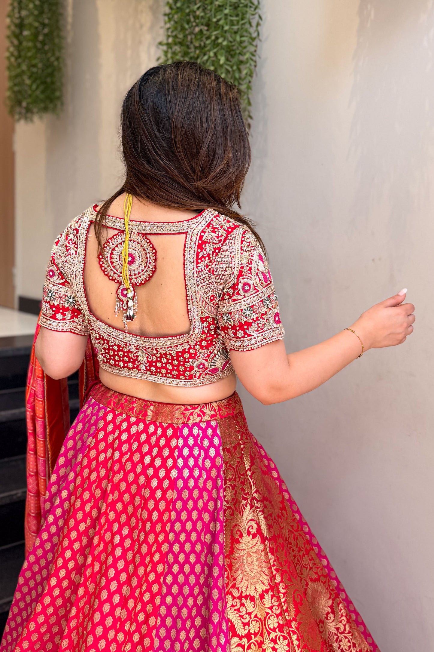 Saavi Hand Embroidered Lehenga