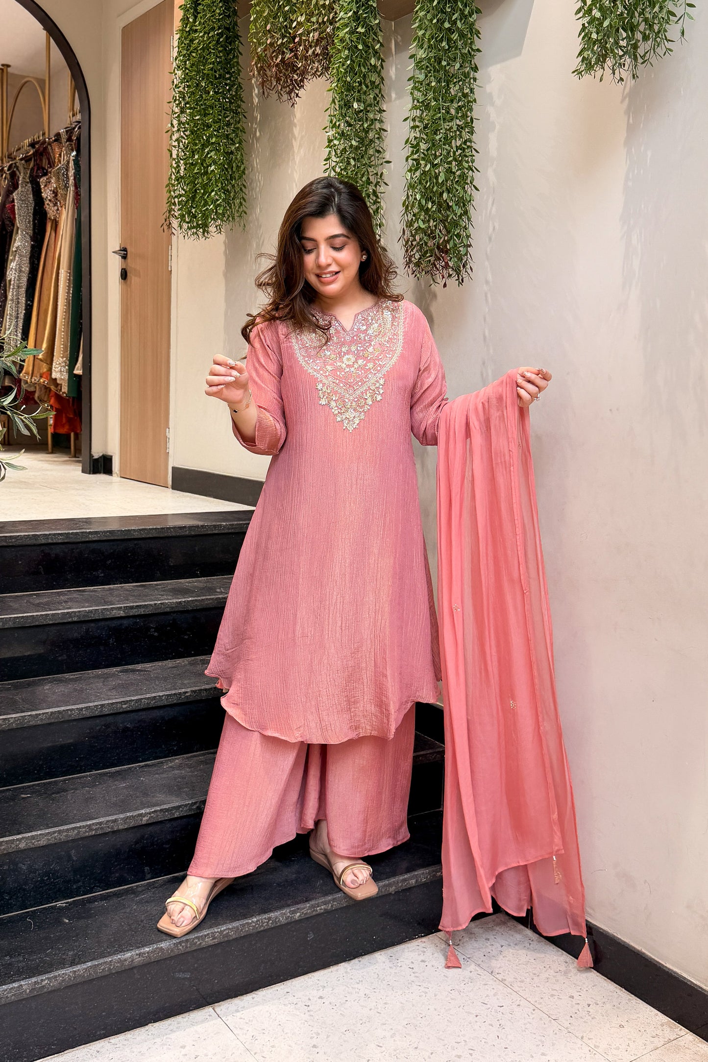 Rimara Hand Embroidered Suit Set