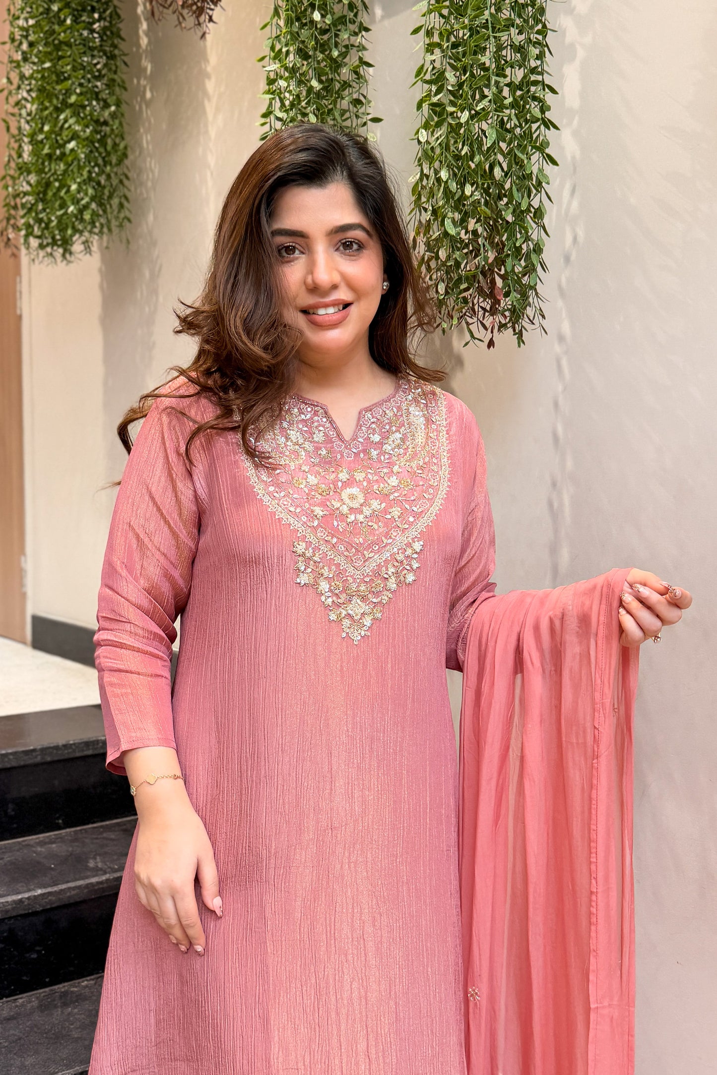 Rimara Hand Embroidered Suit Set