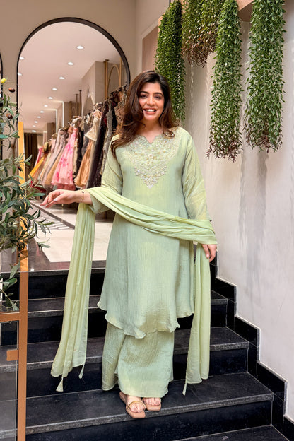 Rimara Hand Embroidered Suit Set