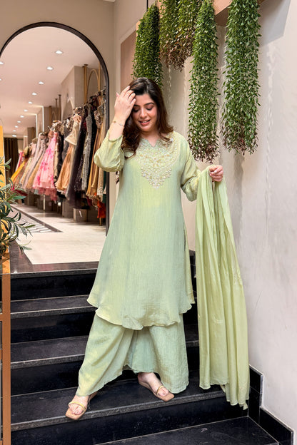Rimara Hand Embroidered Suit Set