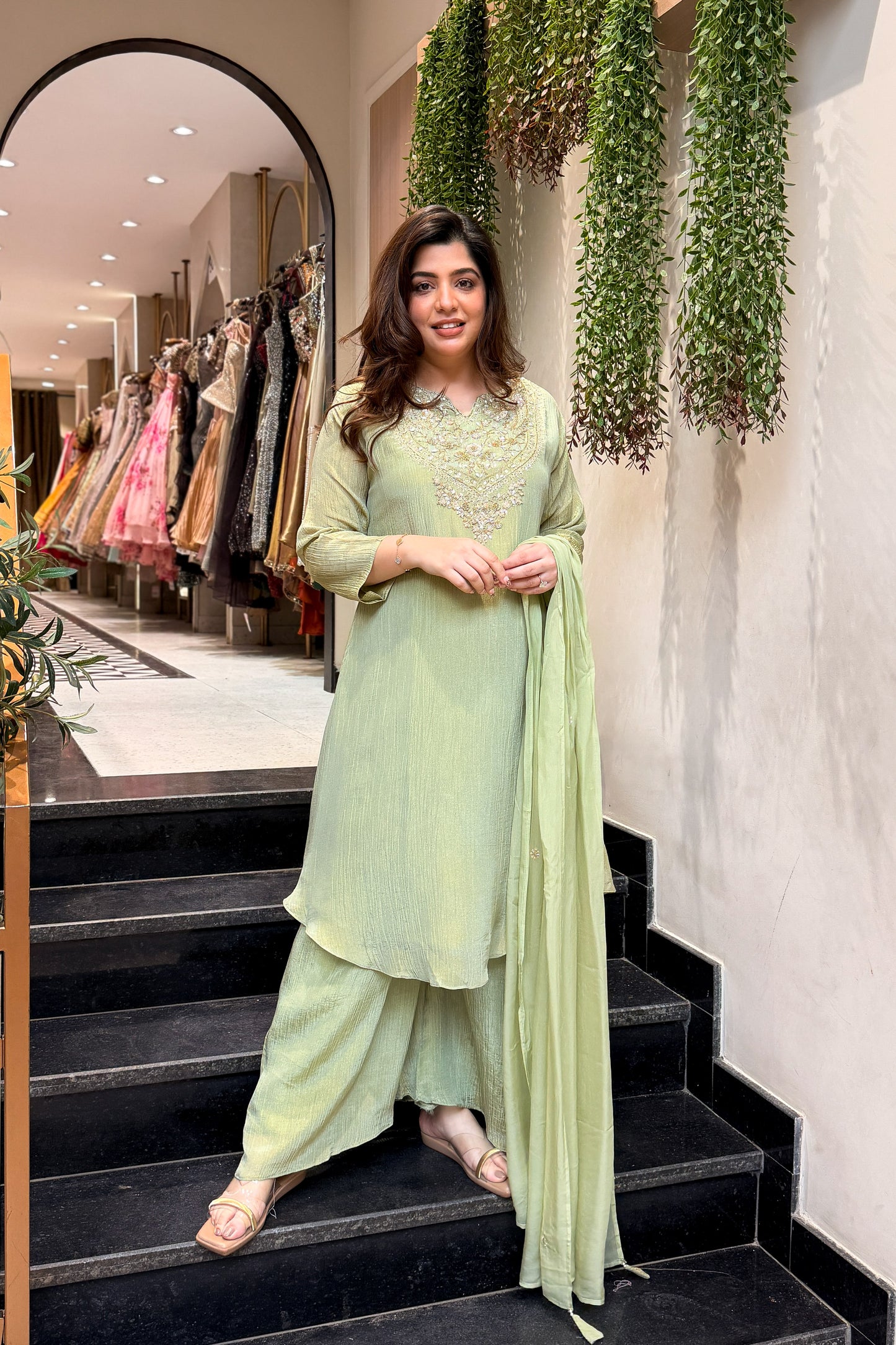 Rimara Hand Embroidered Suit Set