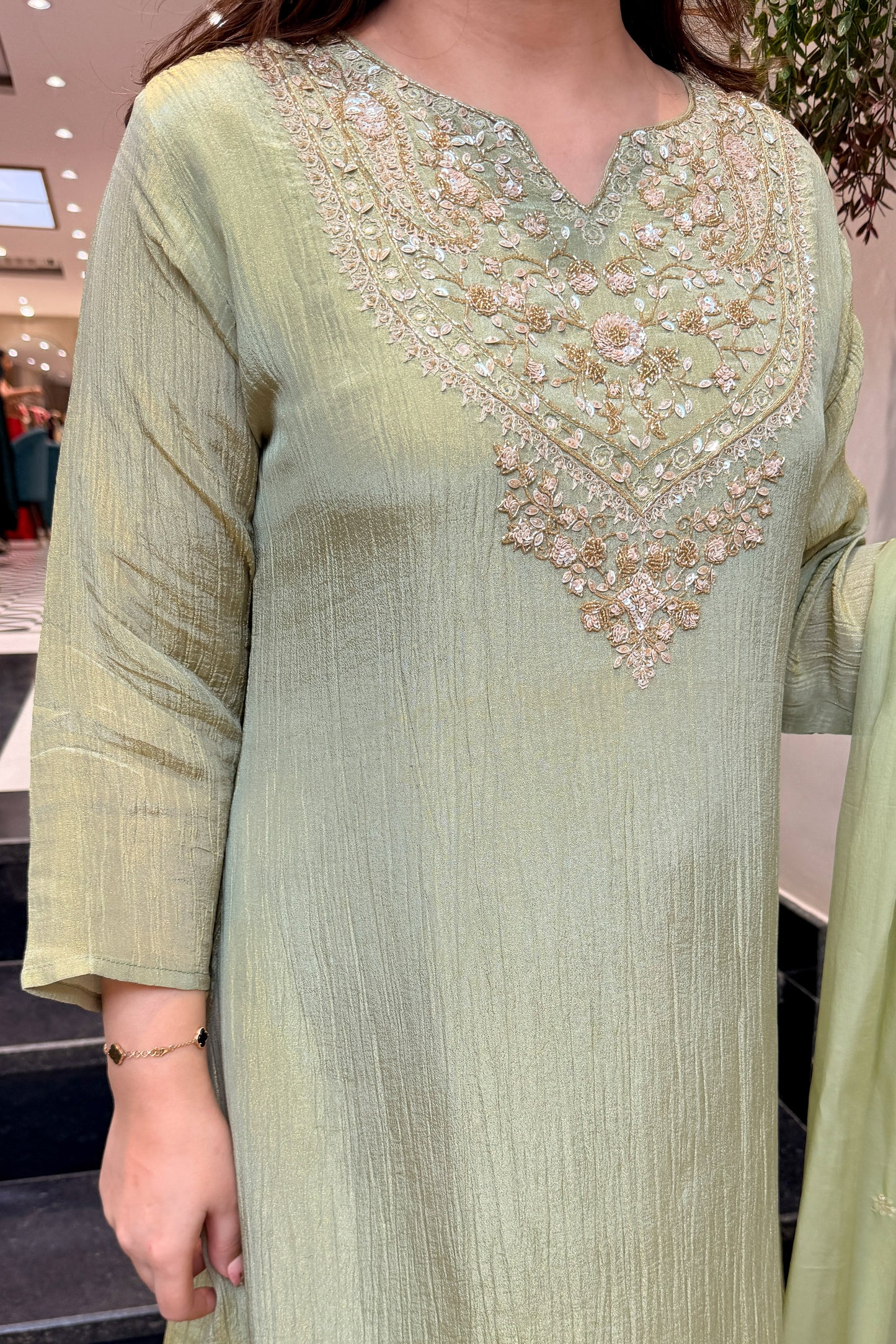 Rimara Hand Embroidered Suit Set
