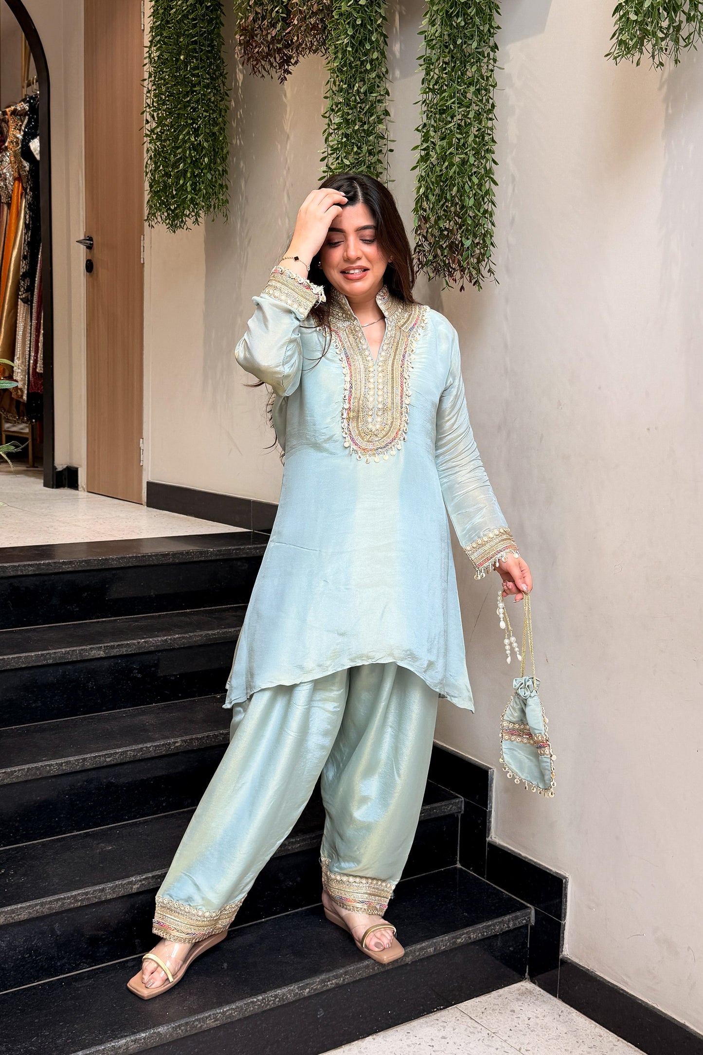 Saavri Embroidered Co ord Set