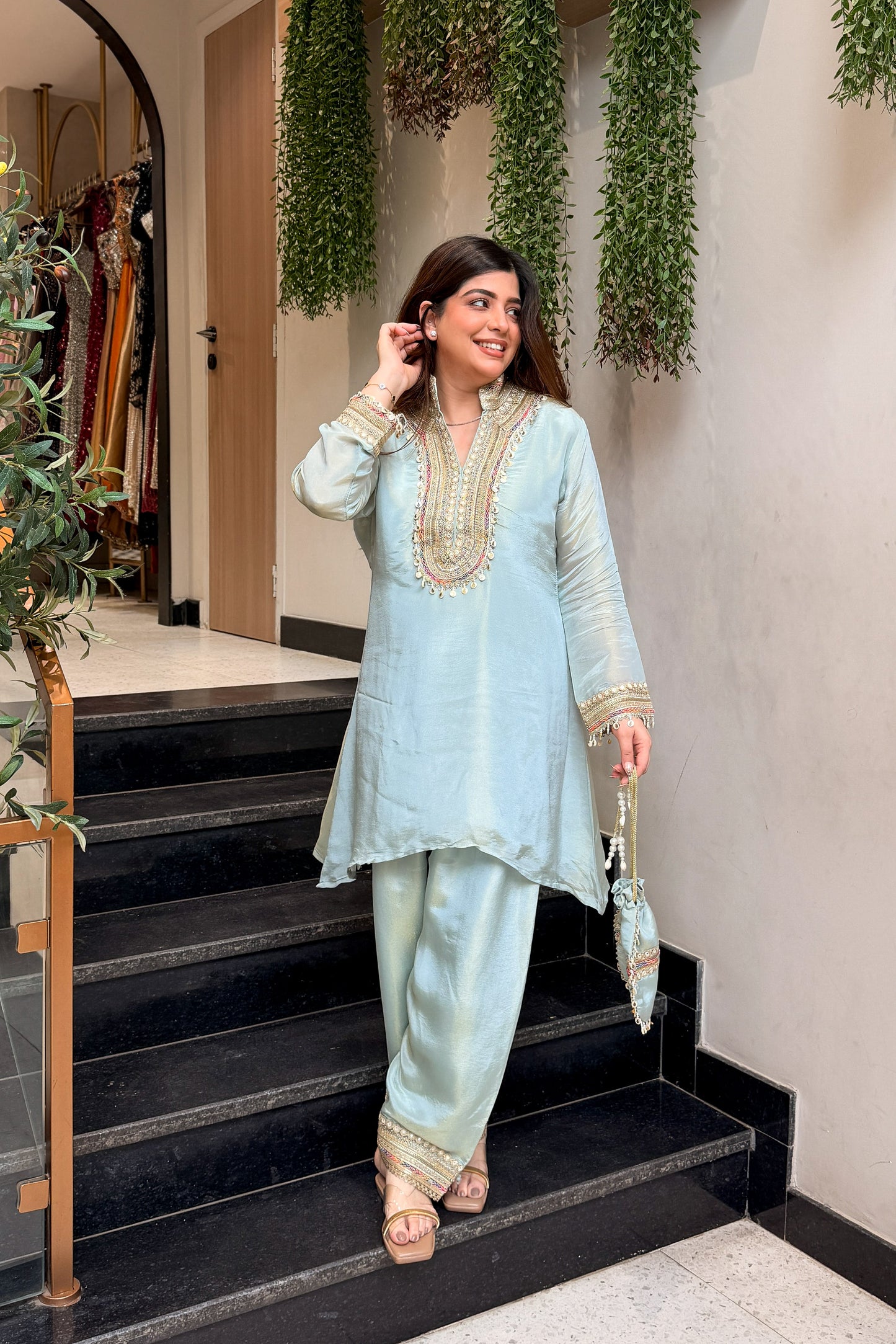 Saavri Embroidered Co ord Set