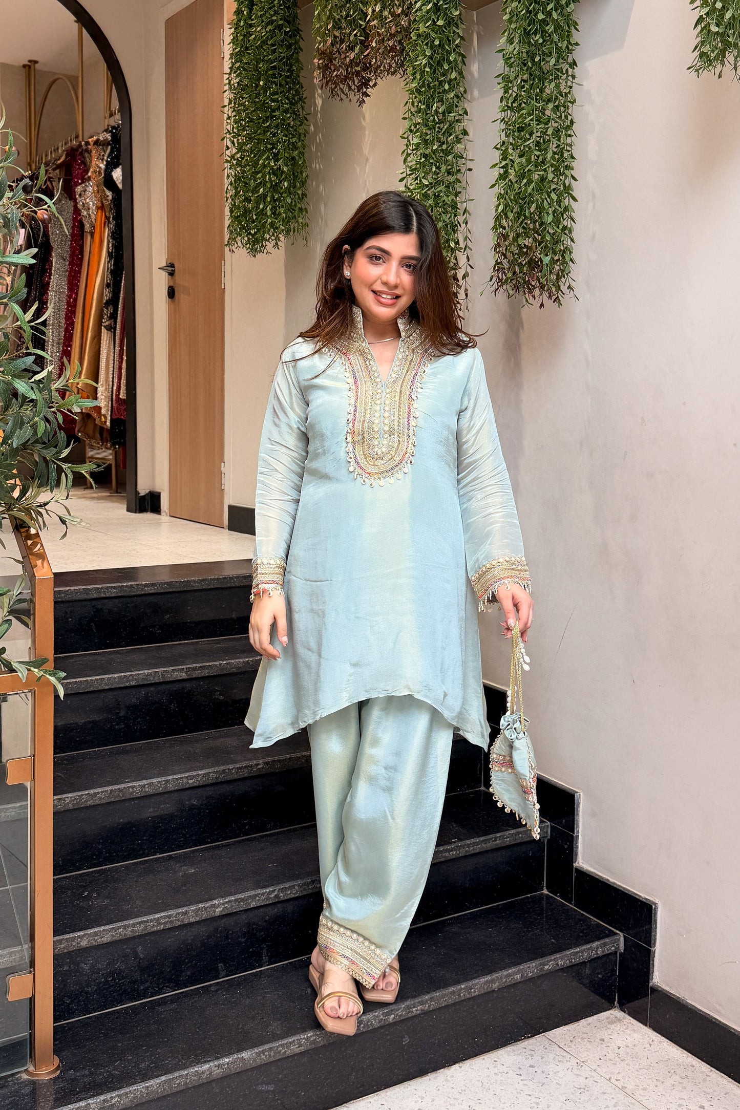 Saavri Embroidered Co ord Set