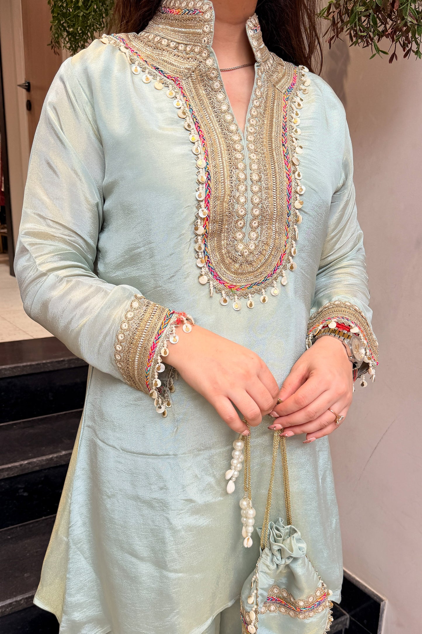 Saavri Embroidered Co ord Set