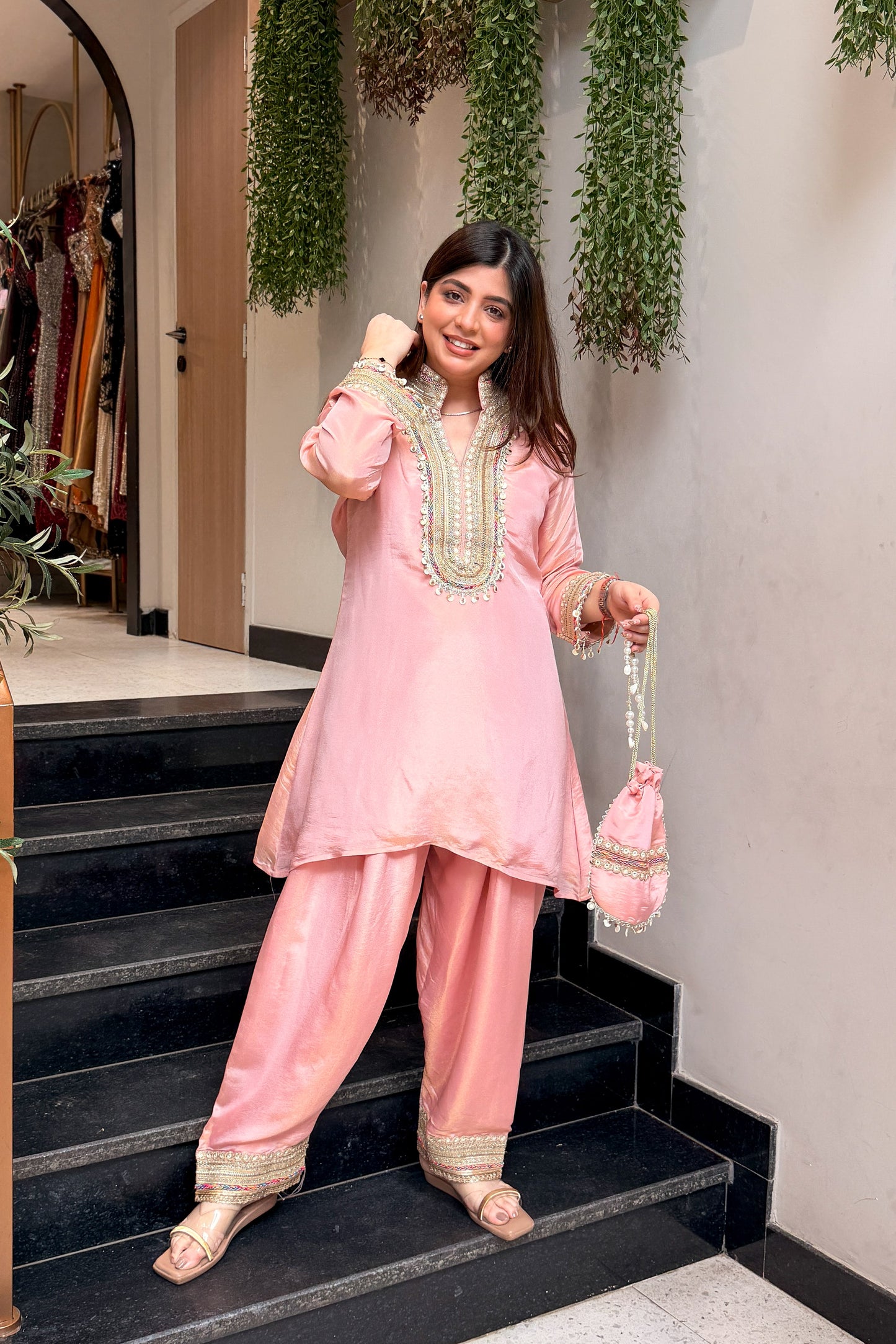 Saavri Embroidered Co ord Set
