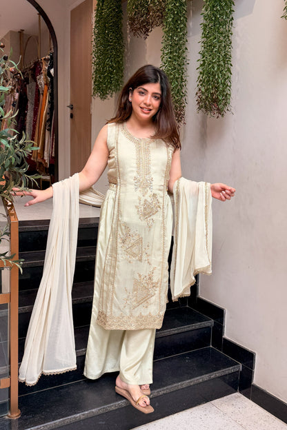 Aridha Embroidered Suit Set