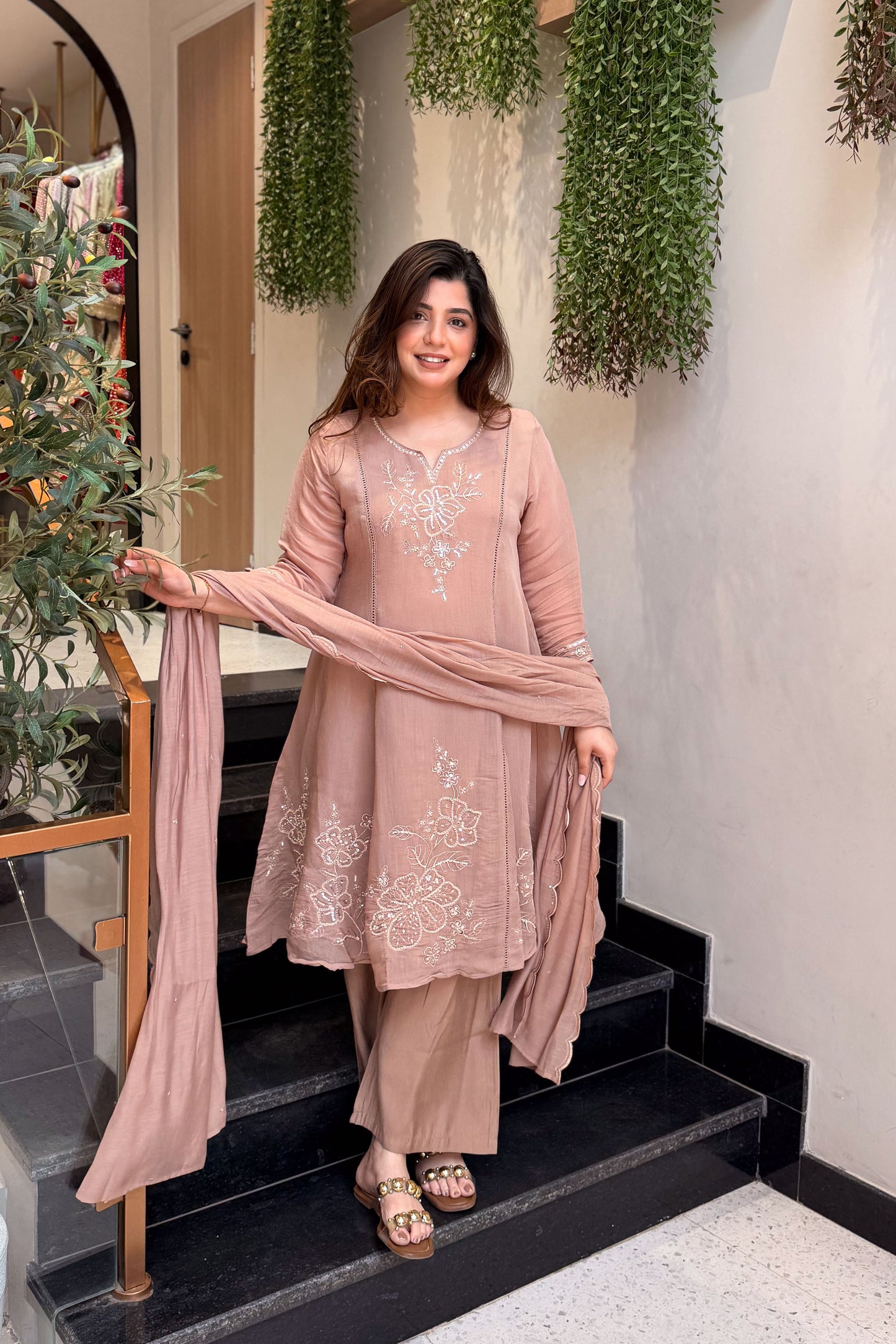 Rudra Floral Embroidered Suit Set