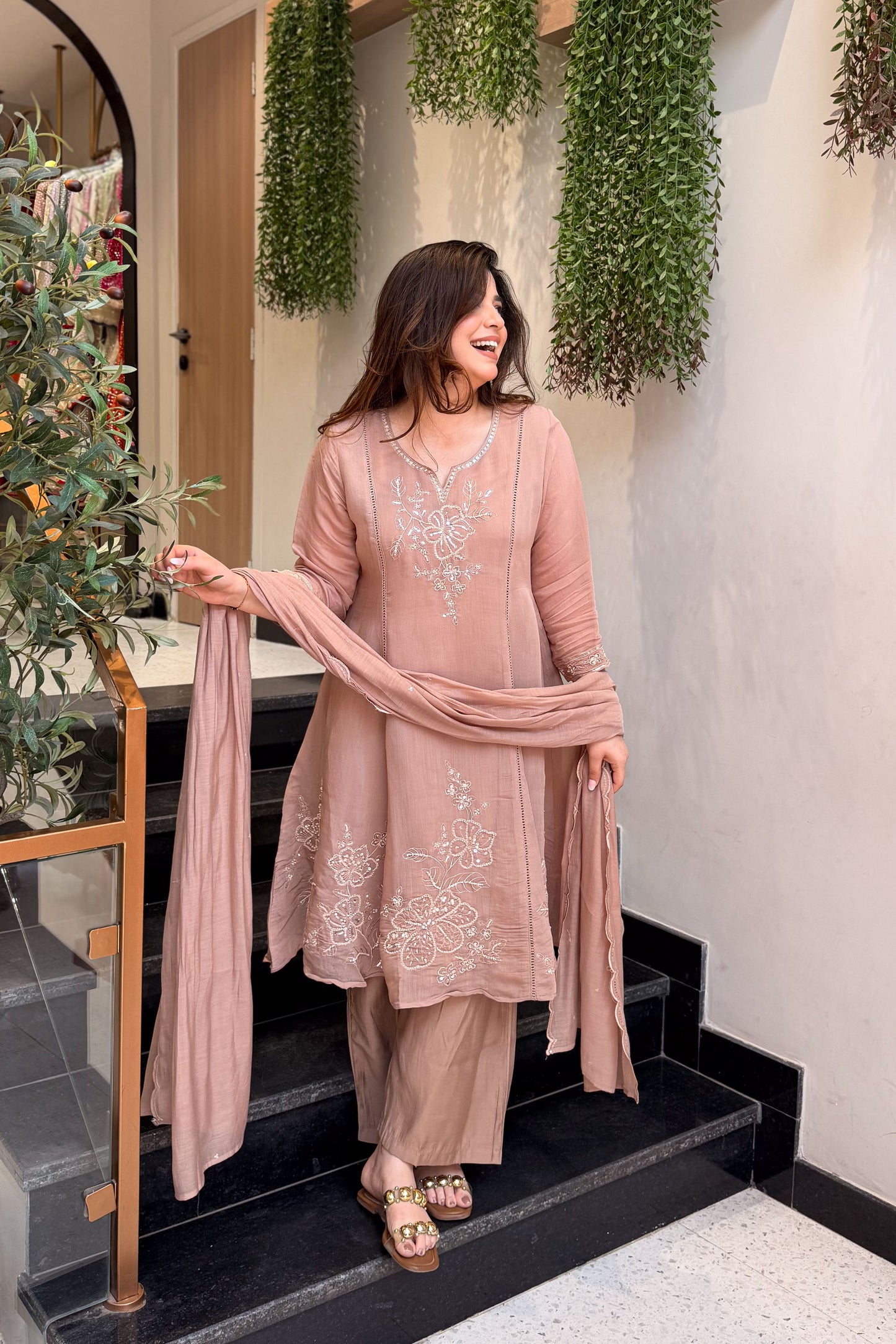 Rudra Floral Embroidered Suit Set