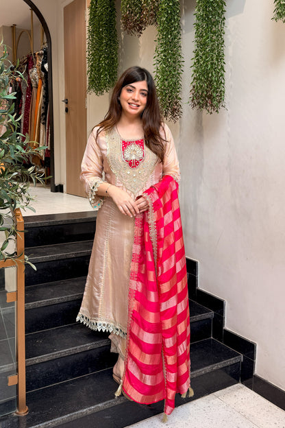 Sifat Mirror Embroidered Suit Set
