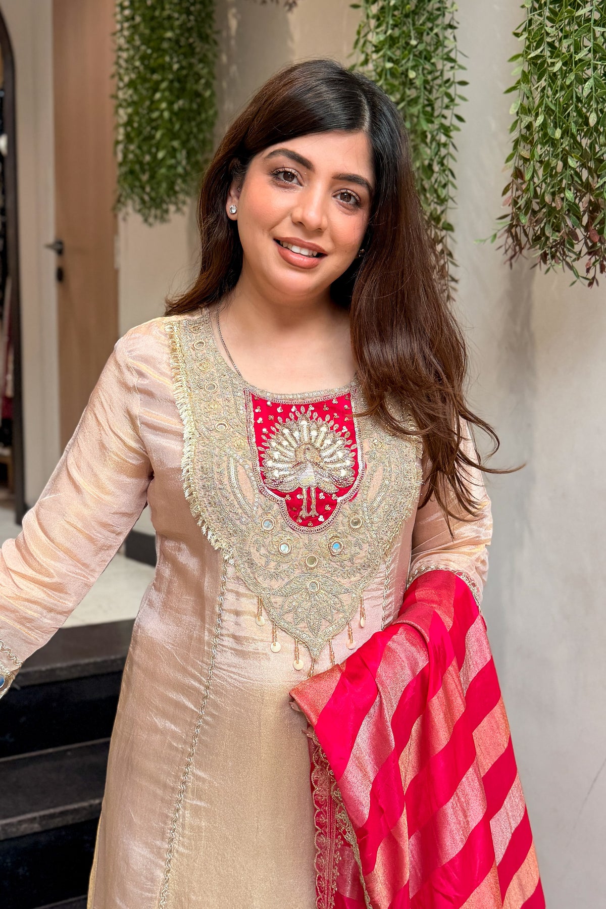 Sifat Mirror Embroidered Suit Set