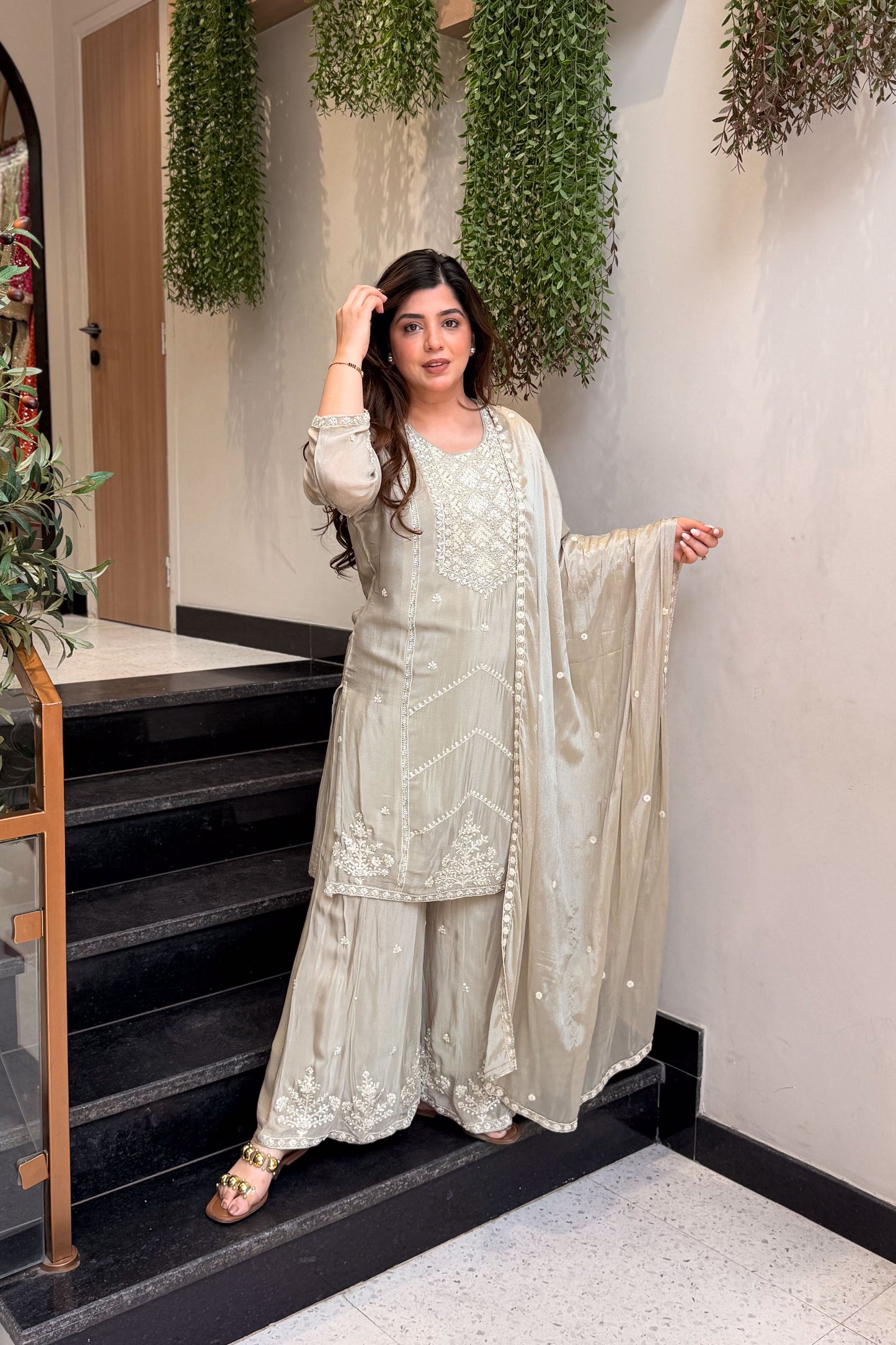 Niharika Embroidered Suit Set