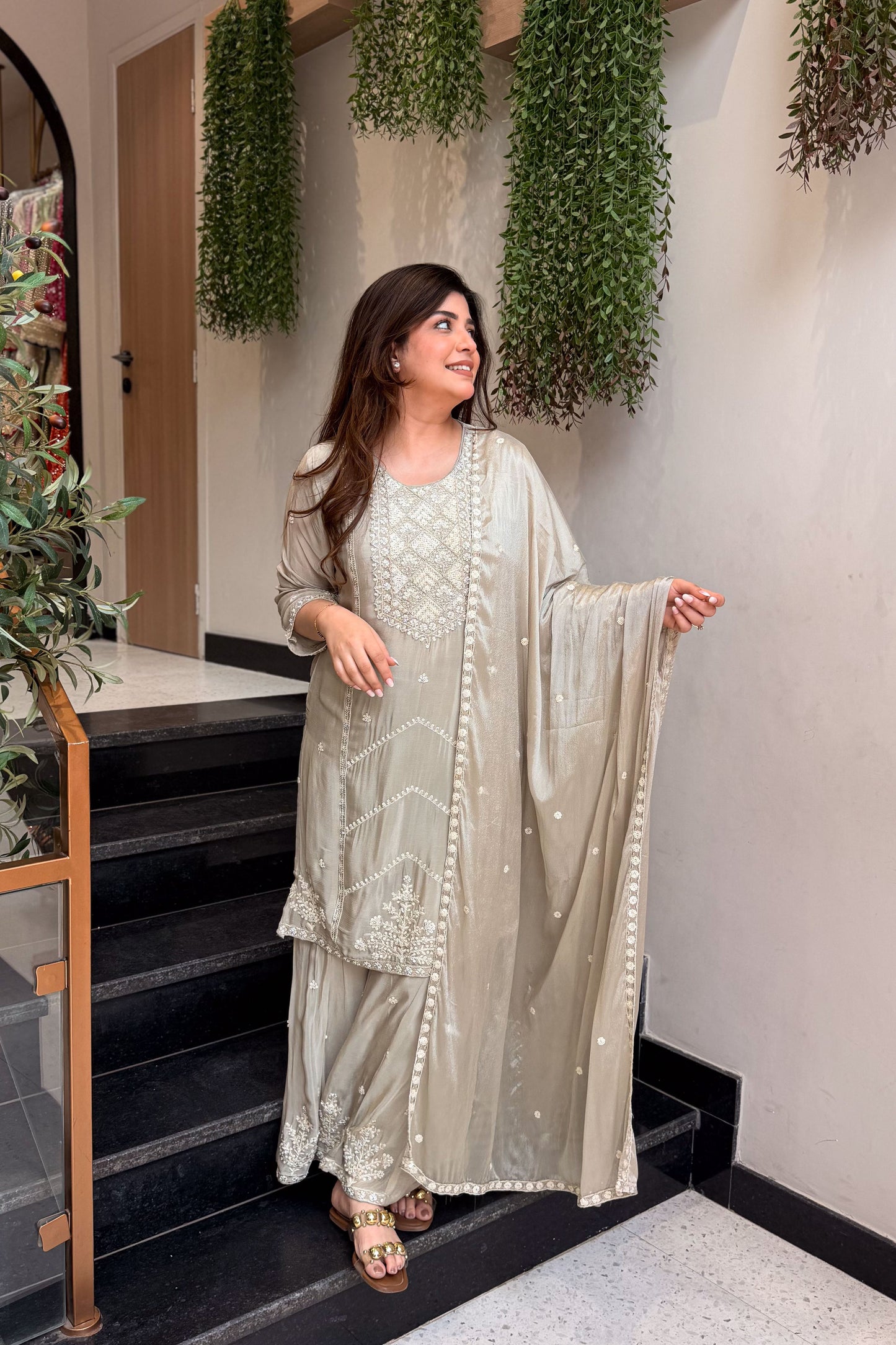 Niharika Embroidered Suit Set