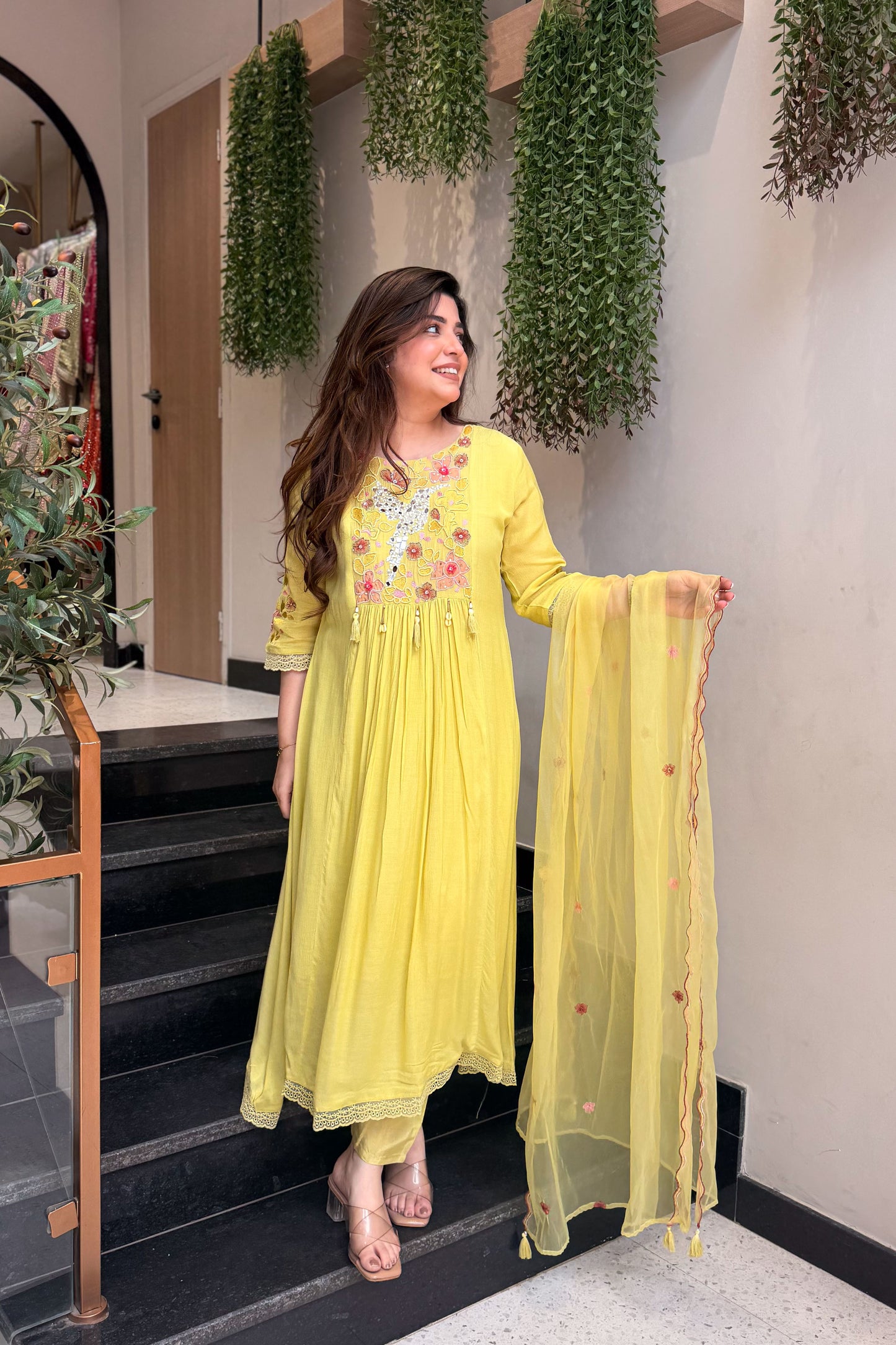 Aarini Floral Embroidered Suit Set