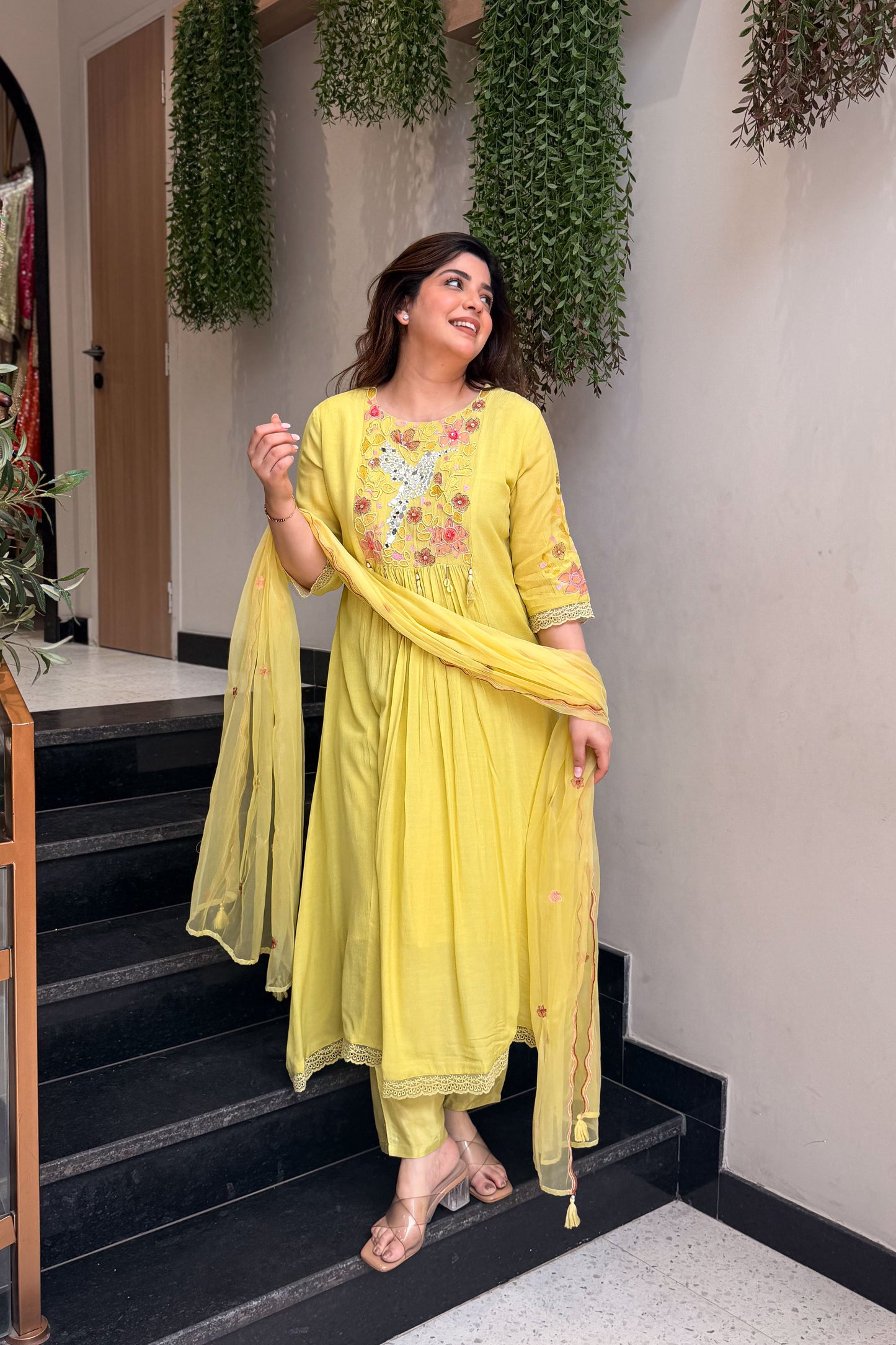 Aarini Floral Embroidered Suit Set