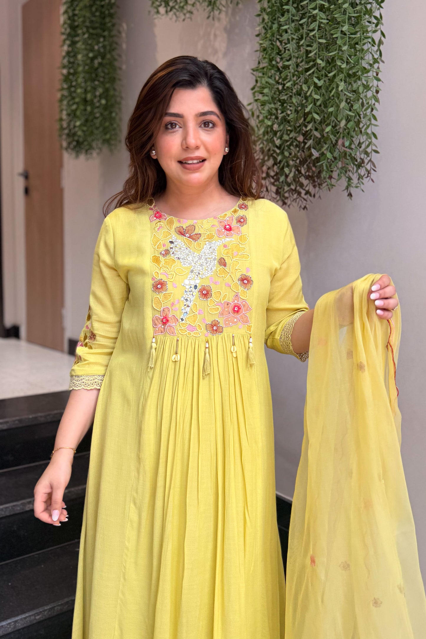 Aarini Floral Embroidered Suit Set